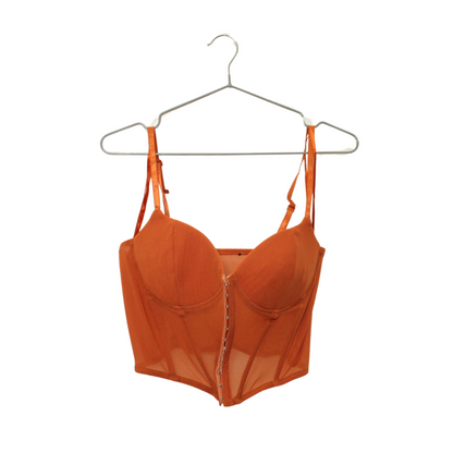 Corset Naranja Transparente (XL)