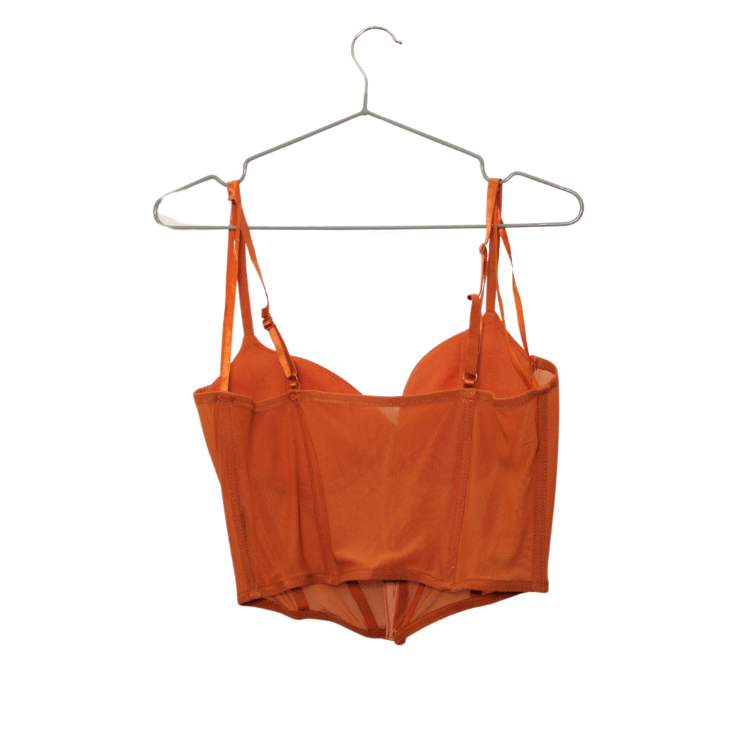 Corset Naranja Transparente (XL)