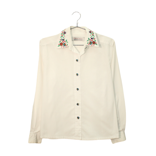 Camisa Bordado Karen Scott (M)