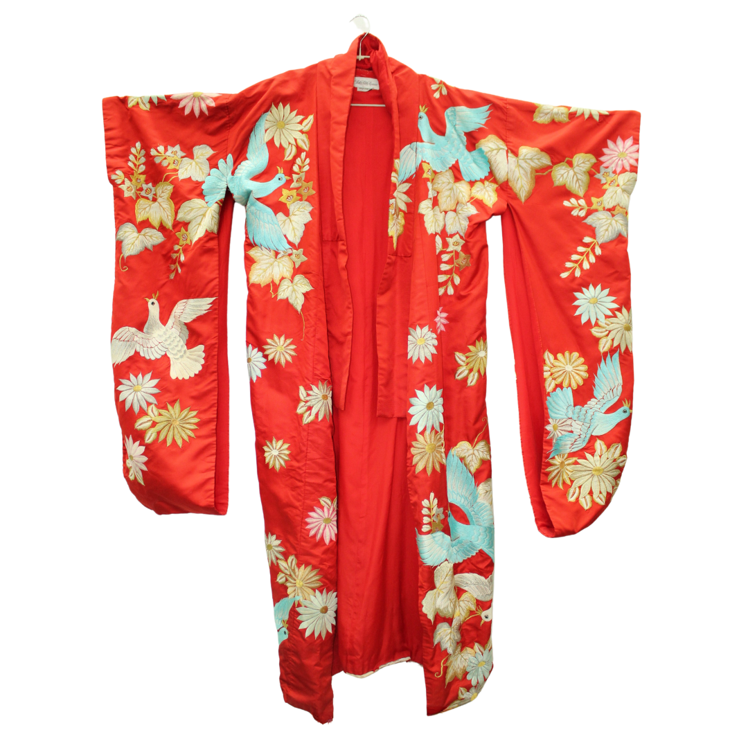 Kimono de Seda Vintage 90's