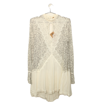 Vestido Encaje Free People (M)