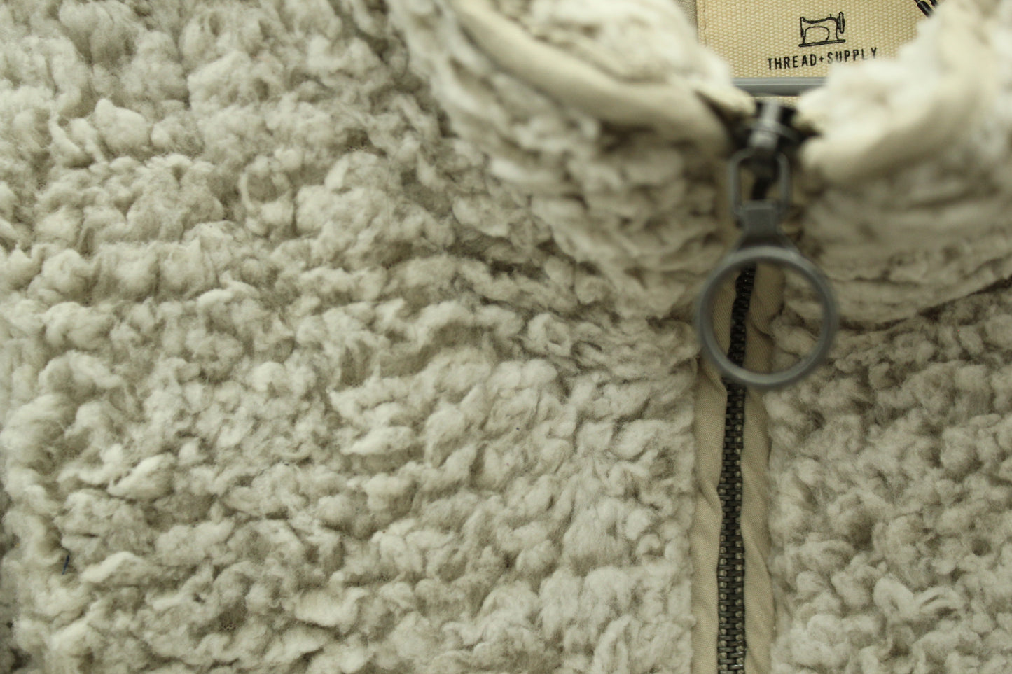 Shearling sweater