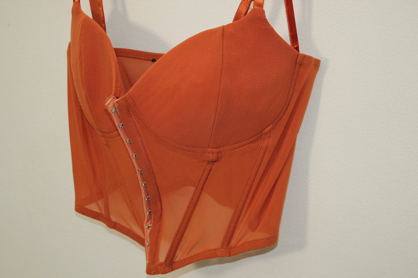 Corset Naranja Transparente (XL)